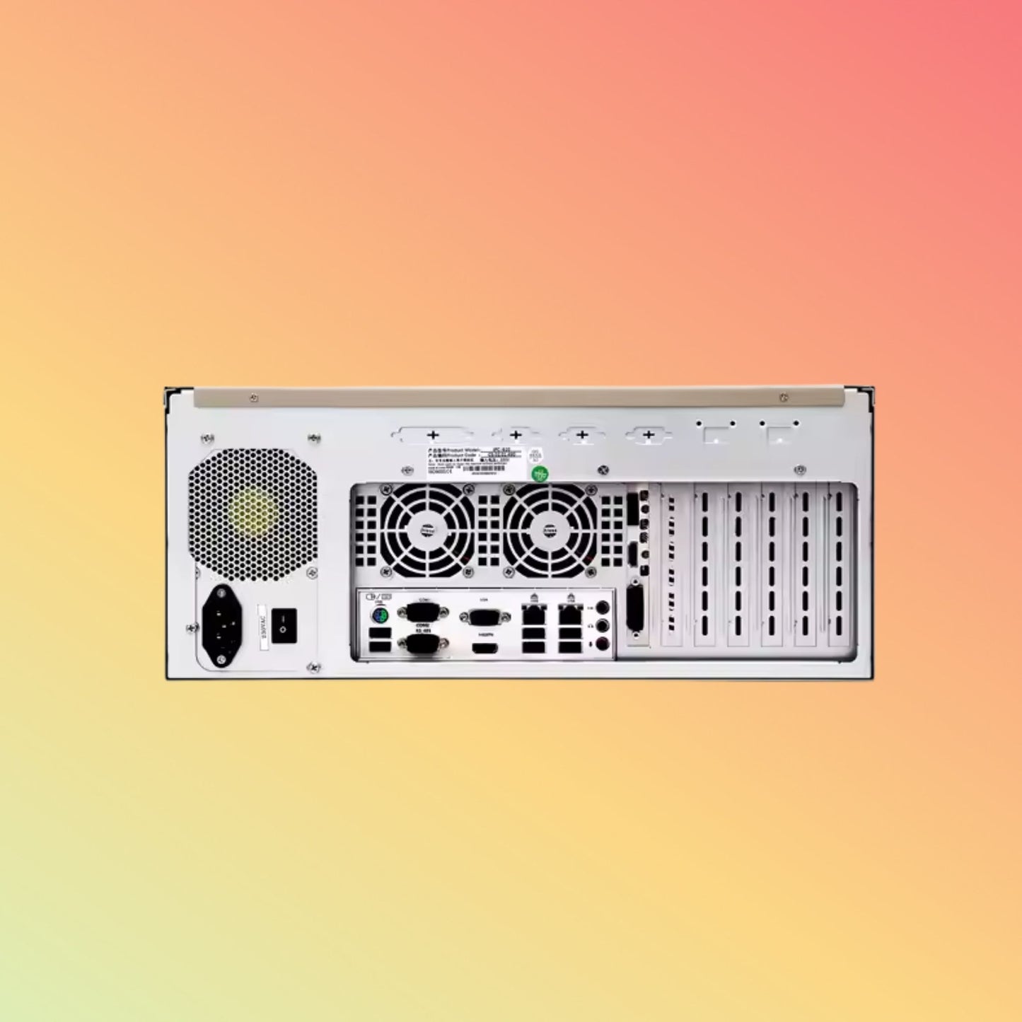 4u Rackmount Desktop Industrial Server Computer Core I3 I5 I7 2tb Embedded Control Computer Pc With Locked