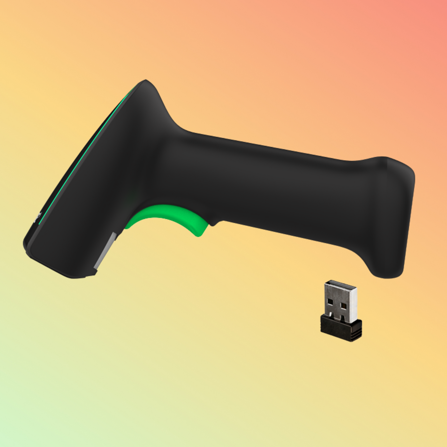 iMARCONE MC-3003RB 2D Wireless Bluetooth Barcode Scanner w/ Receiver