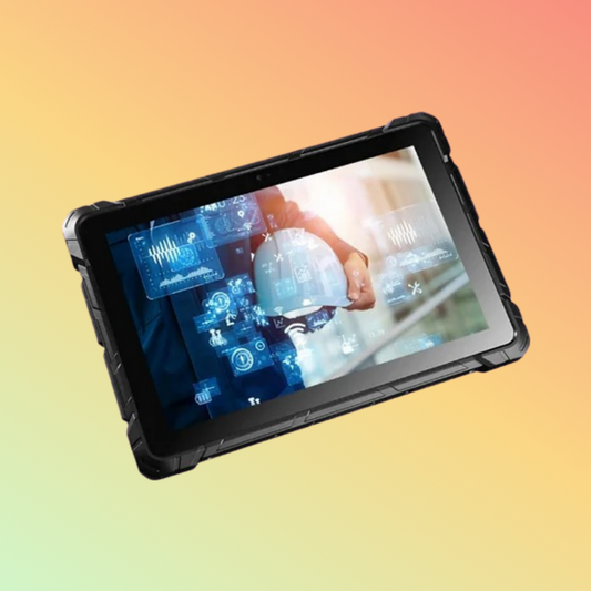 10 inch Industrial Rugged Tablet, designed for durability with a reinforced frame and water-resistant casing