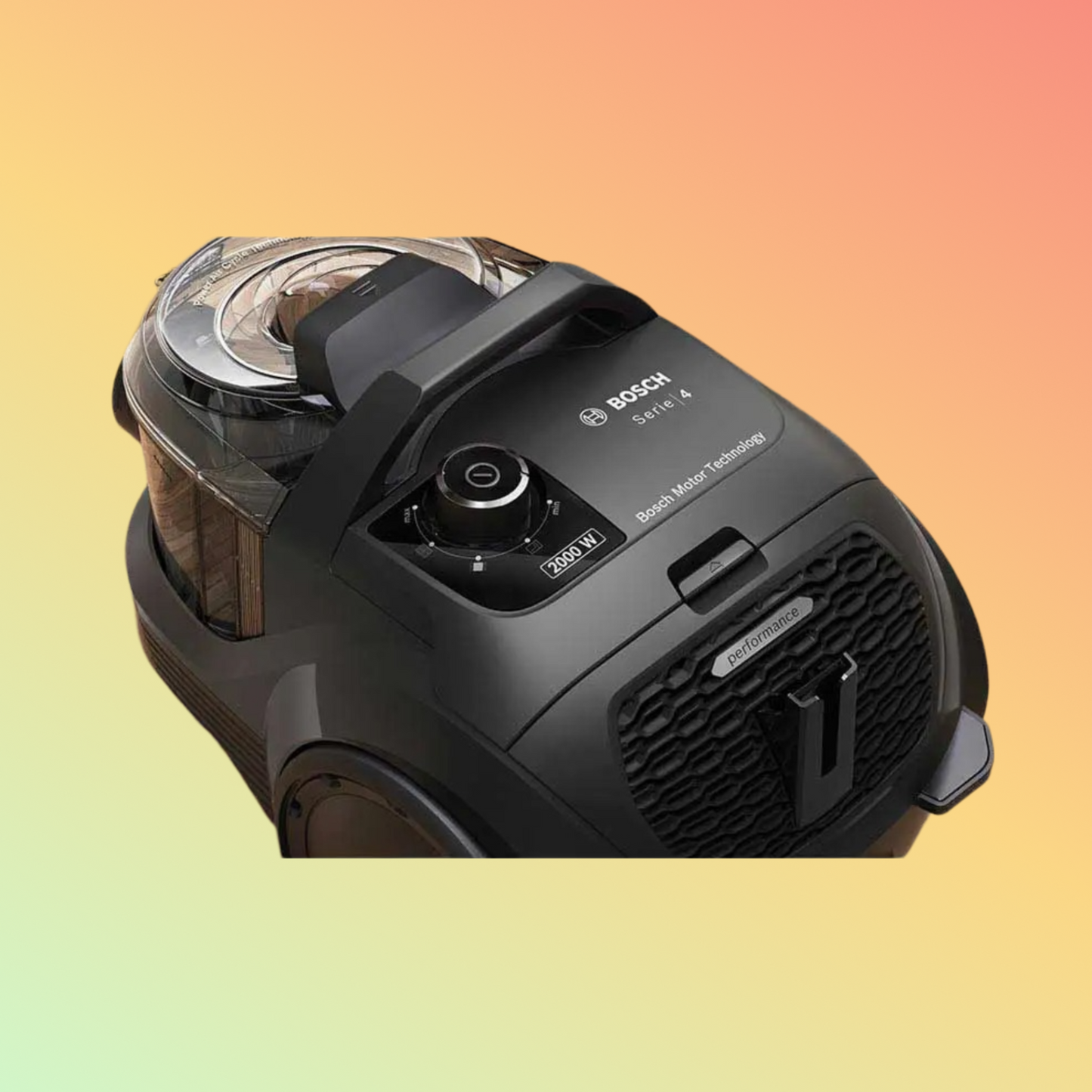 BOSCH Series 4 Bagless Vacuum Cleaner, Black