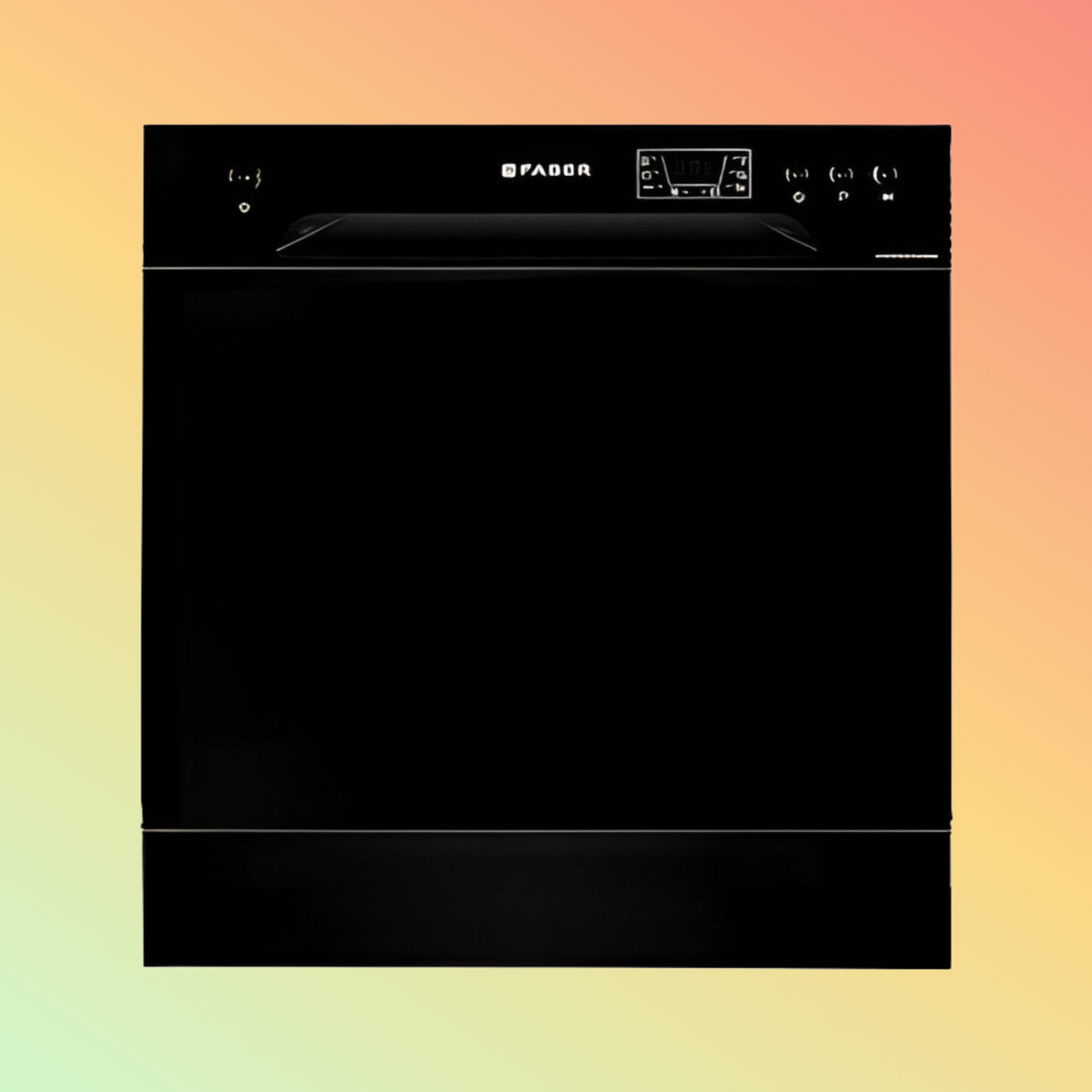 Terim 8Place Countertop washer,4 Progs,G.Black