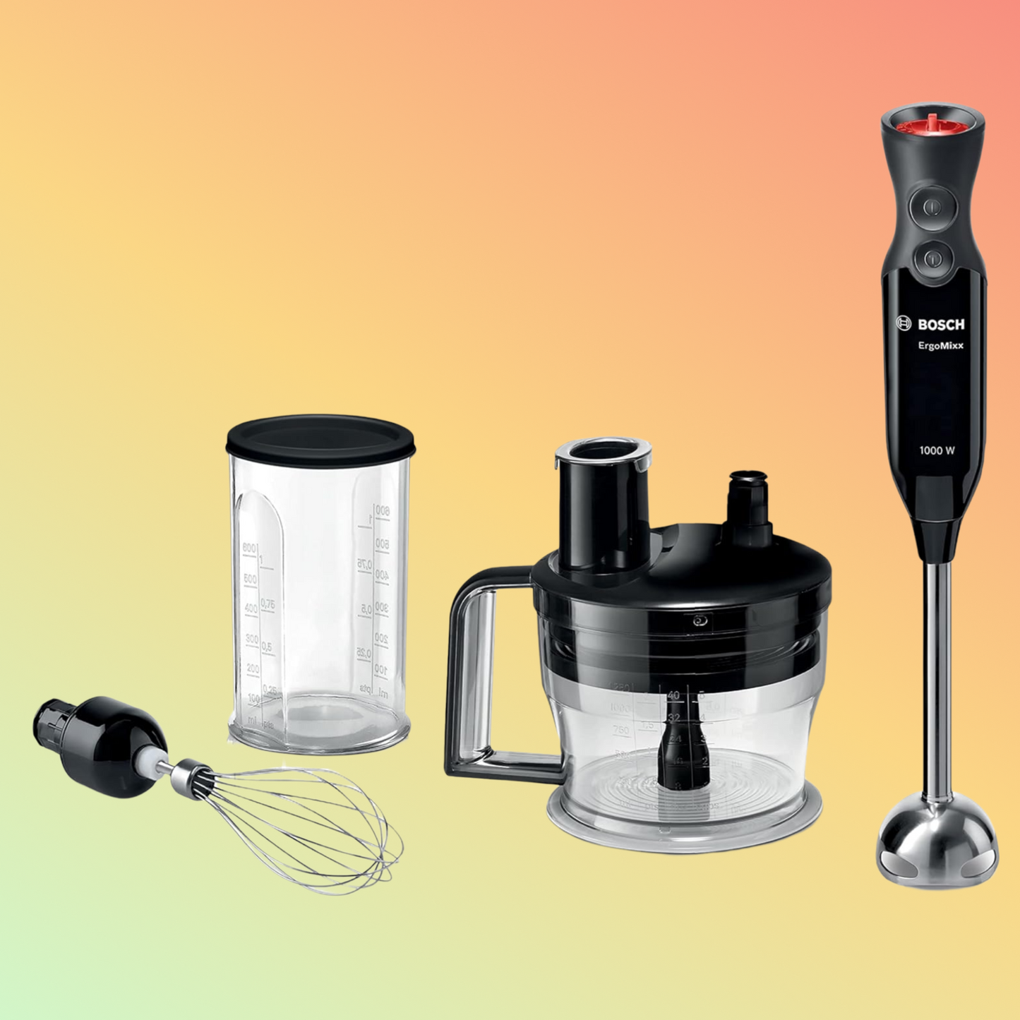 Bosch Hand Blender 750W Ms62B6190G, Black