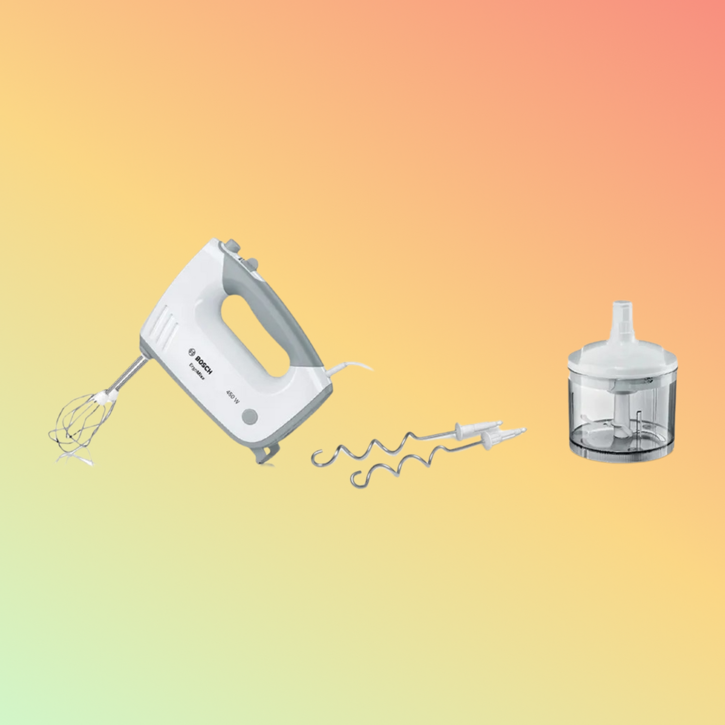 BOSCH Hand Mixer ErgoMixx 450W, White