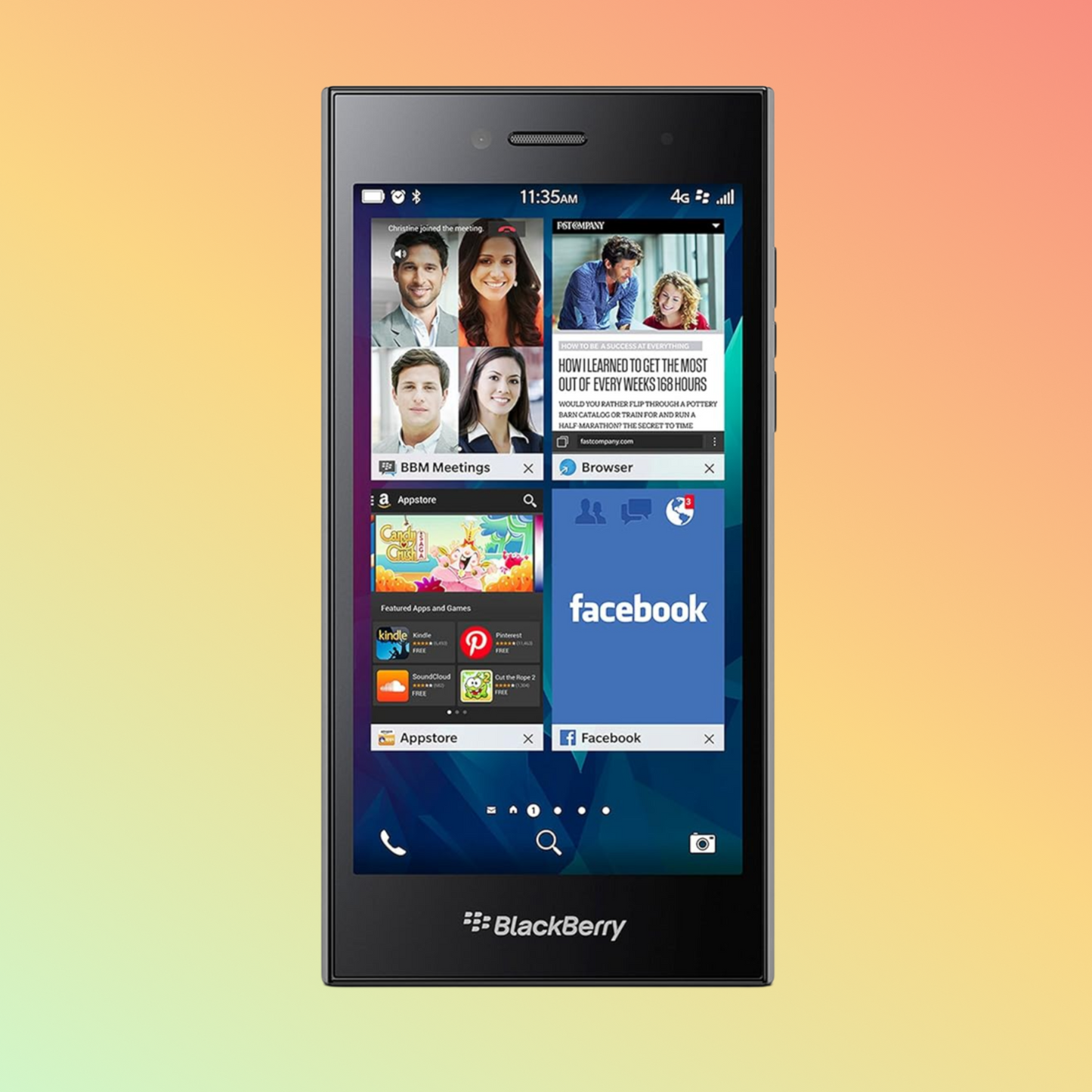 BlackBerry Leap - Front View