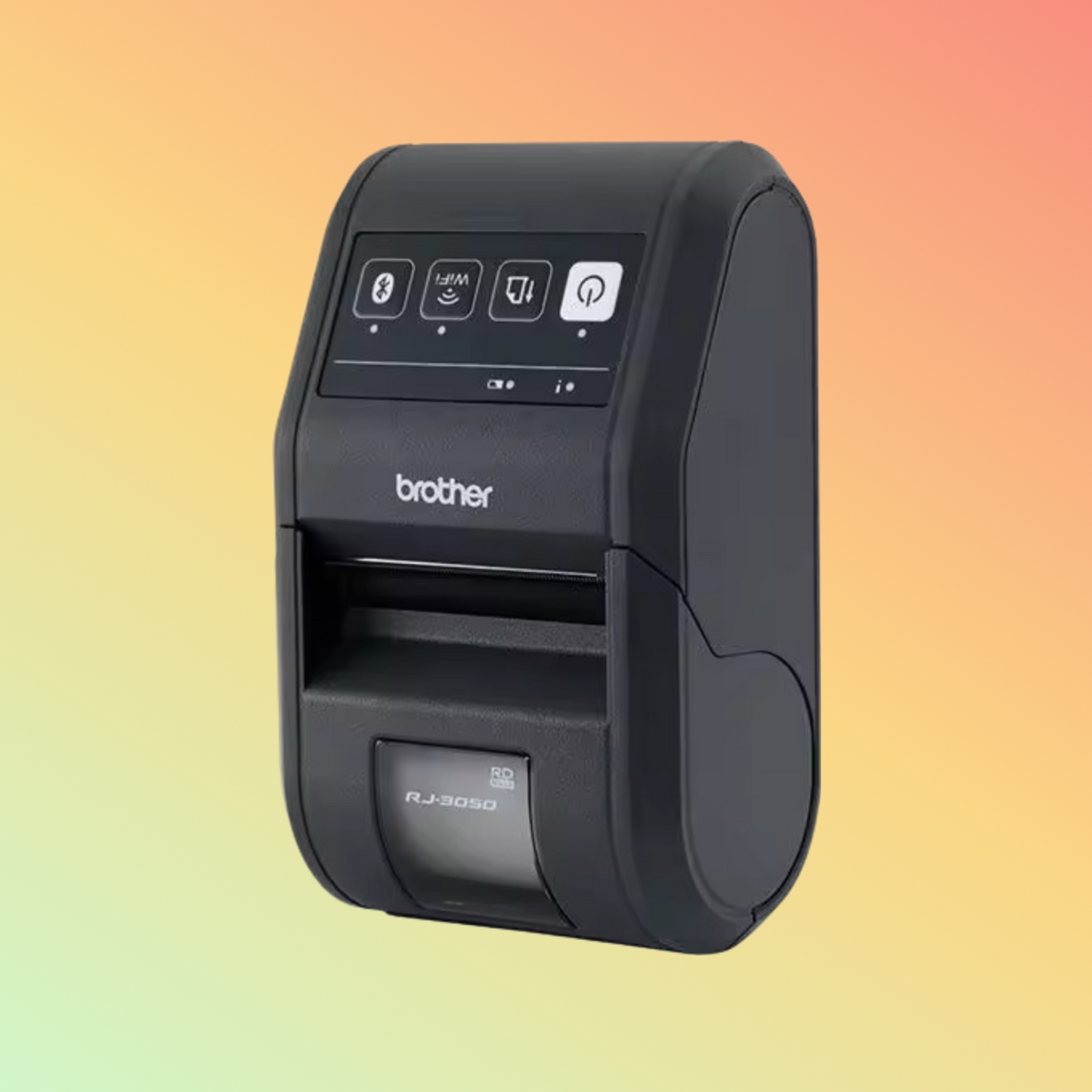 3" RJ-3150 Portable Thermal Printer: Auto Peel Label Printer
