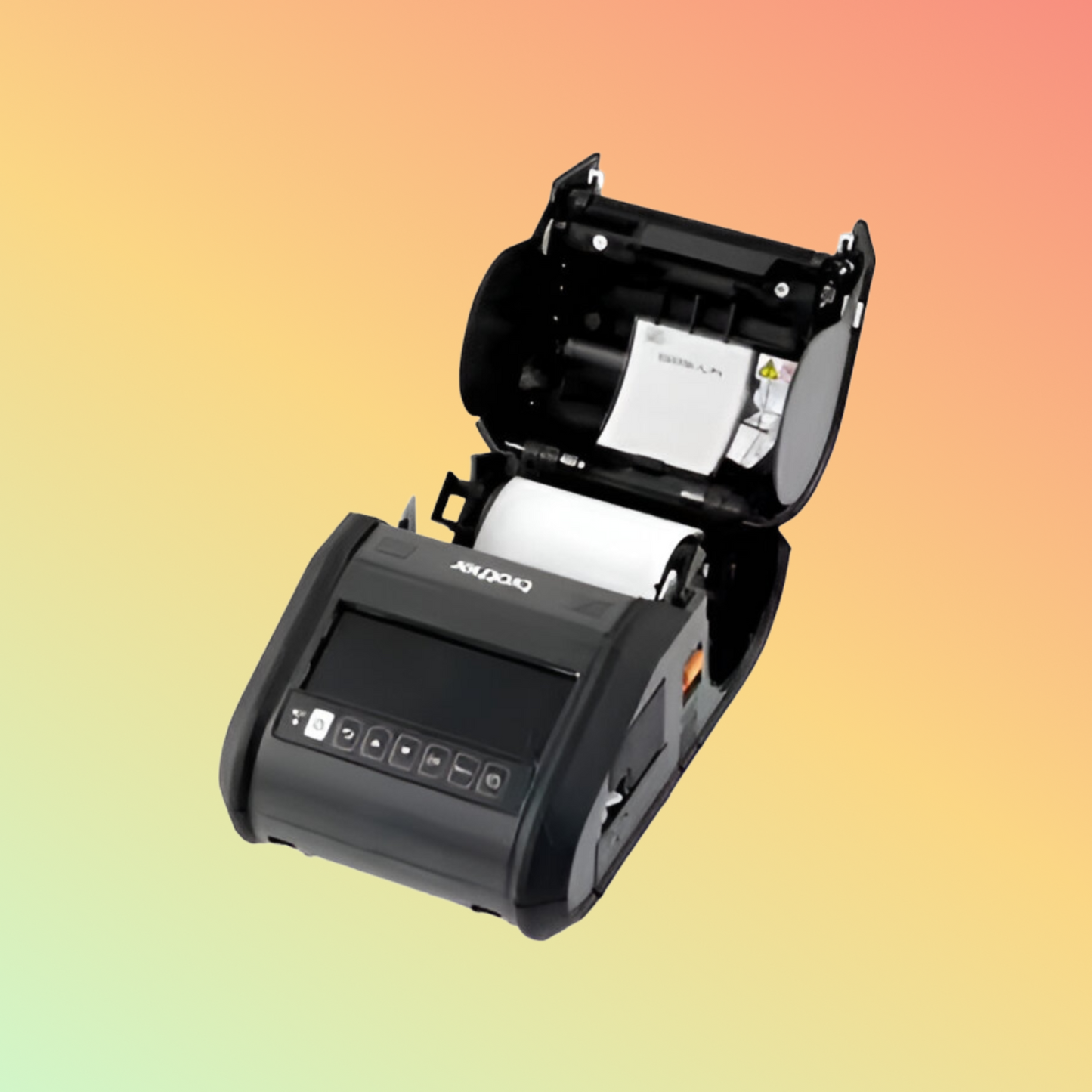 3" RJ-3150 Portable Thermal Printer: Auto Peel Label Printer