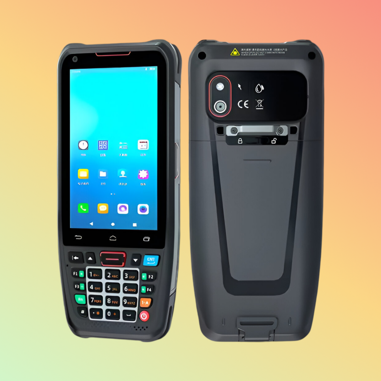 Industrial handheld Terminal Data Scanner N40a N40b 1D 2D Barcode Scanner PDA with Fingerprint Reader