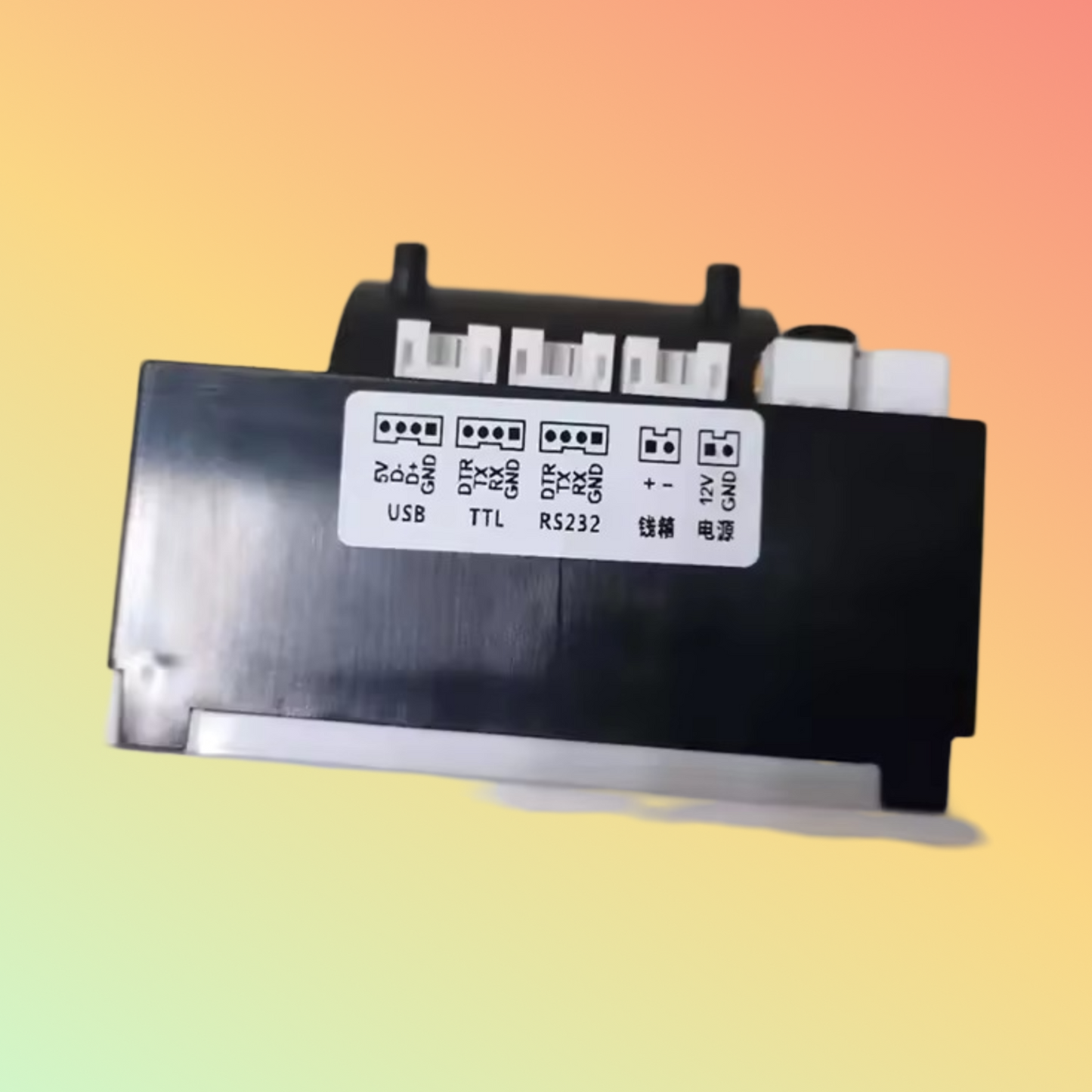 Lightweight and portable T8L-US printer, equipped with TTL and RS232 interfaces for versatile connectivity