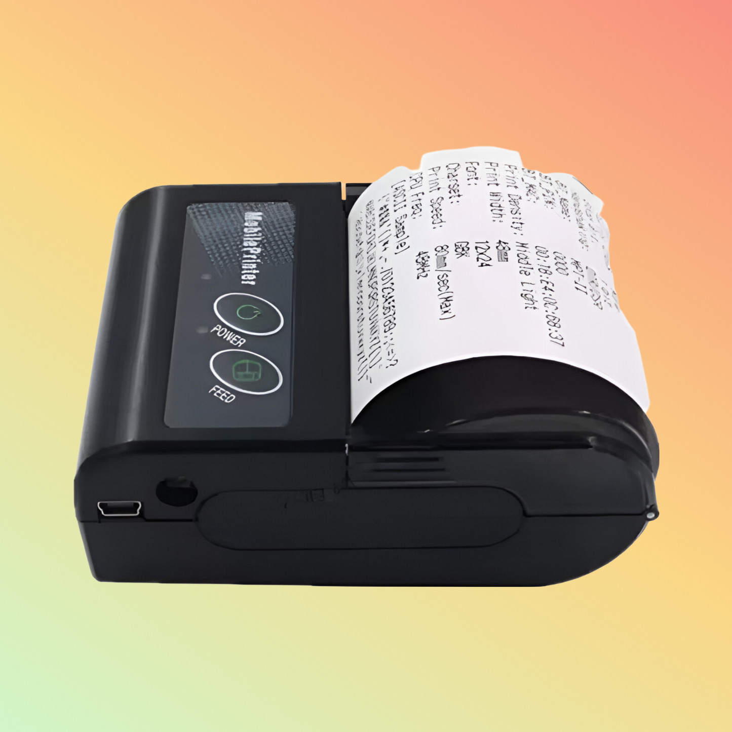 58mm 2" Portable Bluetooth Mini Thermal Receipt Printer