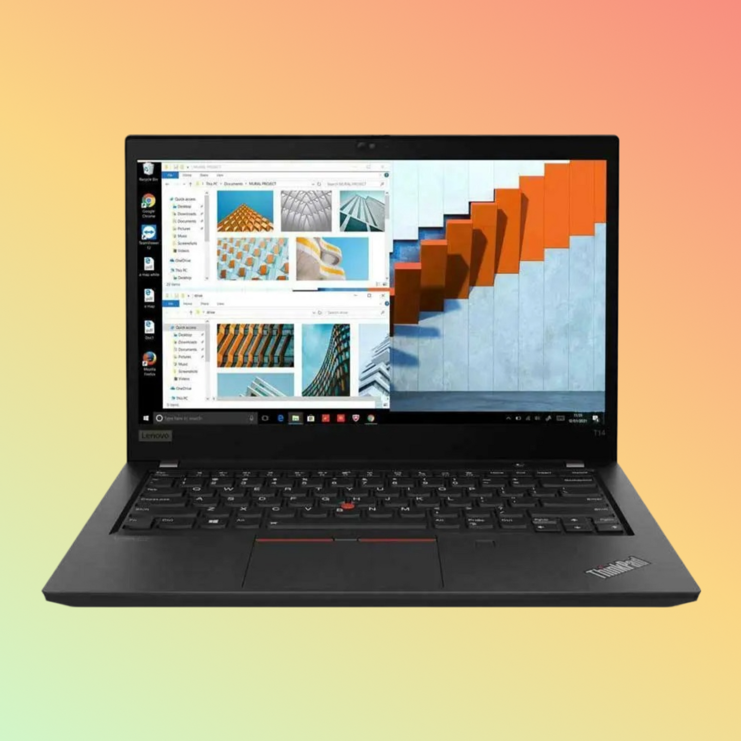 LENOVO THINKPAD T14 GEN 4 Laptop - 13th Gen i7-1355U, 16GB, 512GB SSD, 14" WUXGA (Arabic Key)