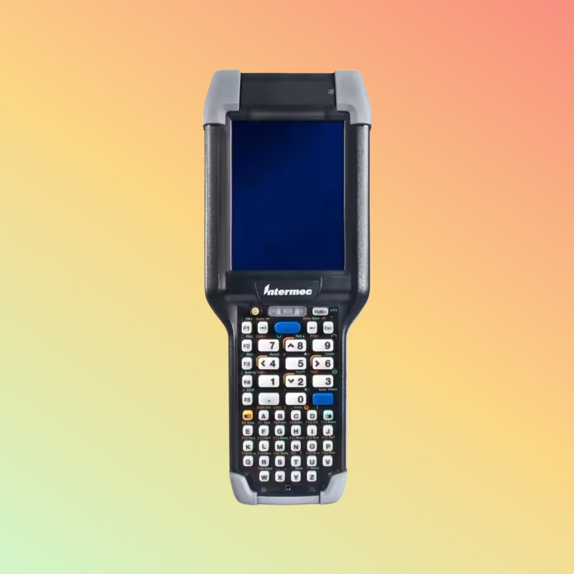 Stock Intermec CK3 series PDA, including CK3R and CK3X models, equipped as mobile scanners and data collectors for inventory management