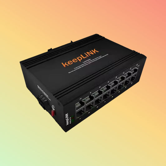 5-Port Industrial Unmanaged Ethernet Switch W/4*10/100Tx + 1*100Fx (SC) Multi-Mode 2Km; EOT (-40 to 75C)