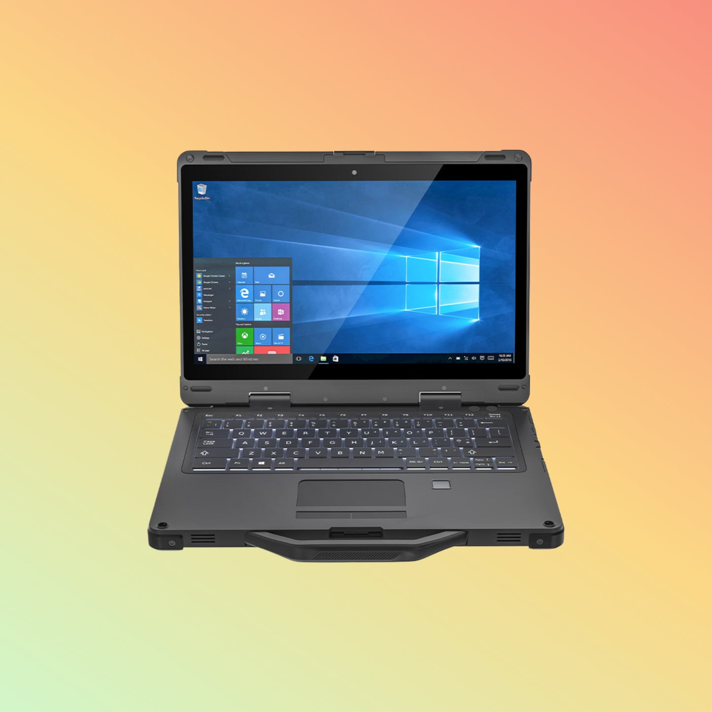 ULAP R133 Intel i5 Double Battery Portable Industrial Rugged Laptop Computer