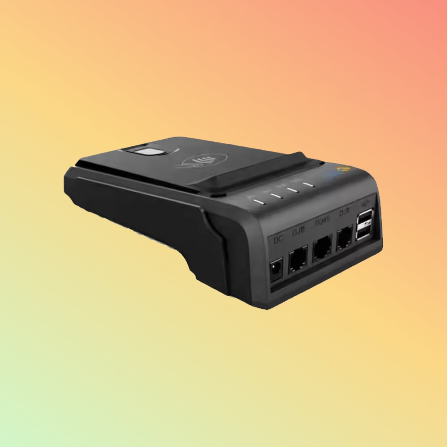 T10-S All in One 4G Fingerprint Identification Contact Contactless Smart Card Reader Writer Dimensions 186mm