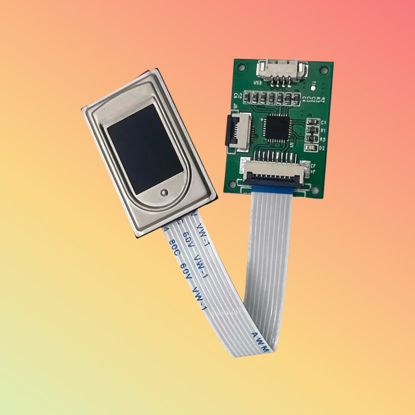 500 Dpi USB/UART Biometric Fingerprint Scanner Module HFP-288
