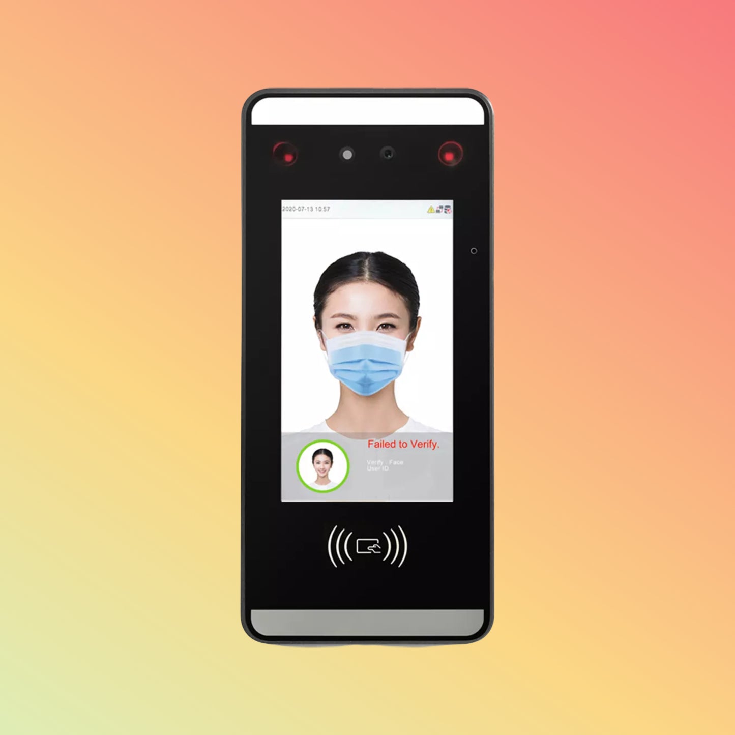 5 Inch Linux ID Card Facial Recognition Access Control Terminal FA6000