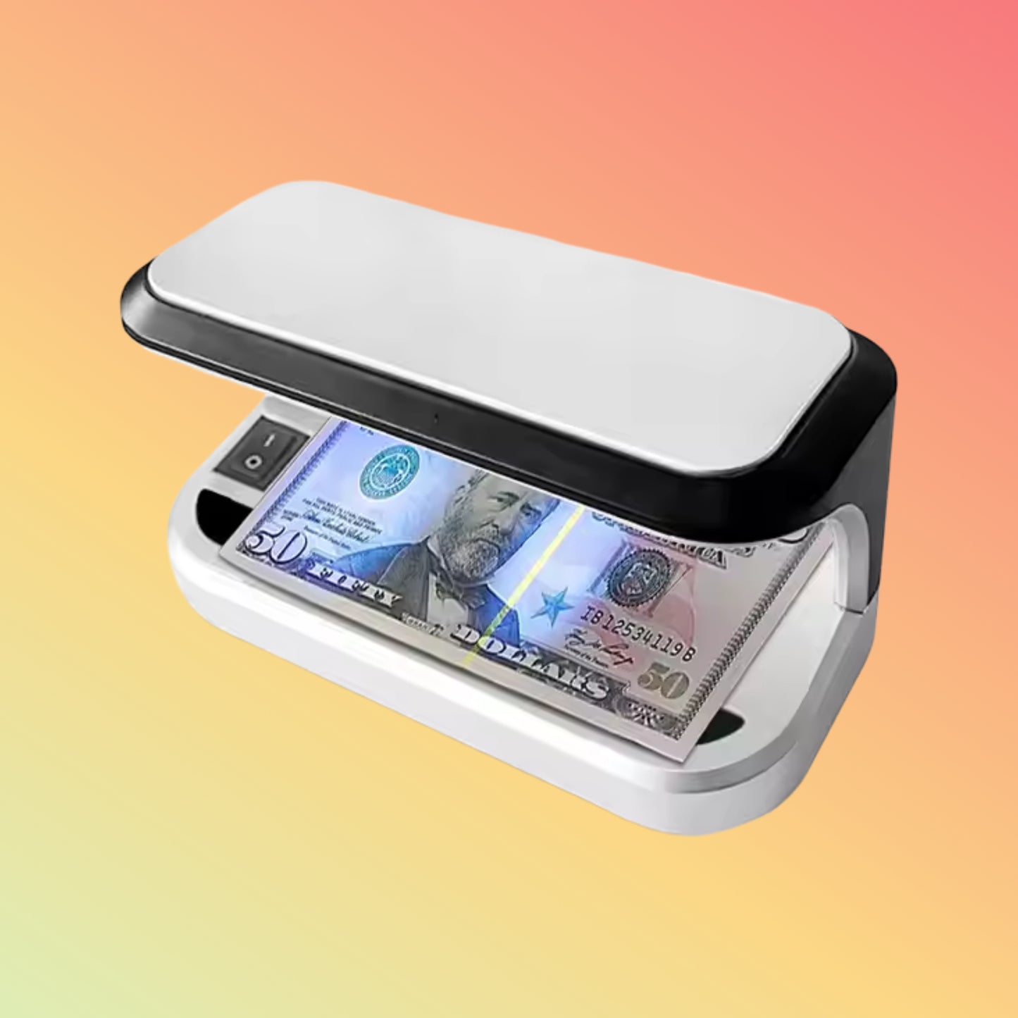 UNION 6604 Money Detector Machine Fake Currency Detector Bill Counters Machine With Battery Use