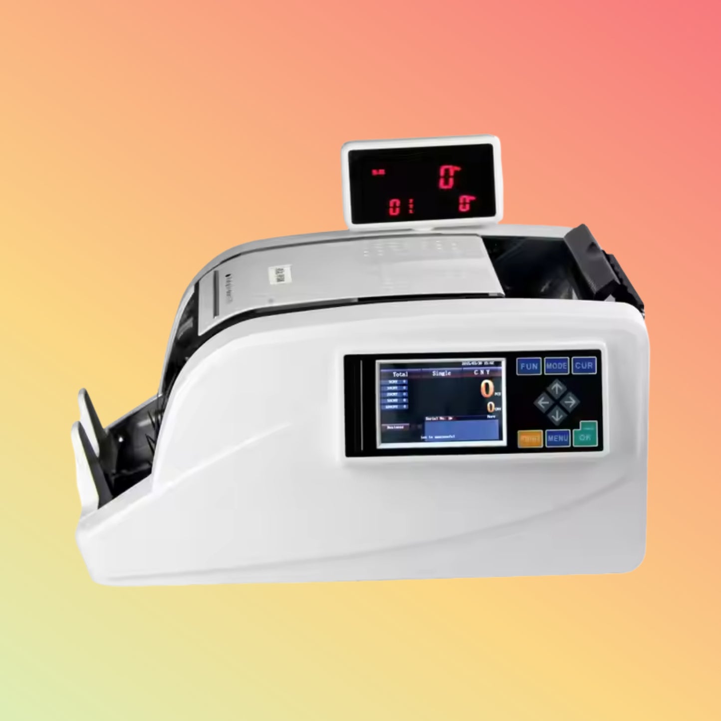 UN-56 Professional Money Counter CIS Detector Banknote Counting Machine Bill Counters for BRL Etc.32 Currency Support