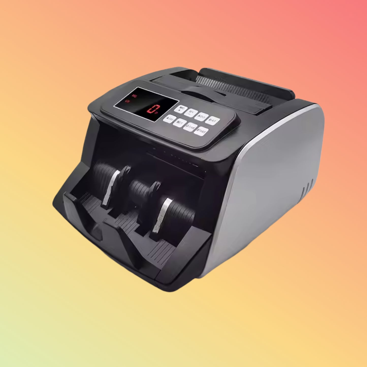 UN-10 Silver Portable Multi Currency Fake Money Counterfeit Detection Bill Counter Machine Money Counting Machine