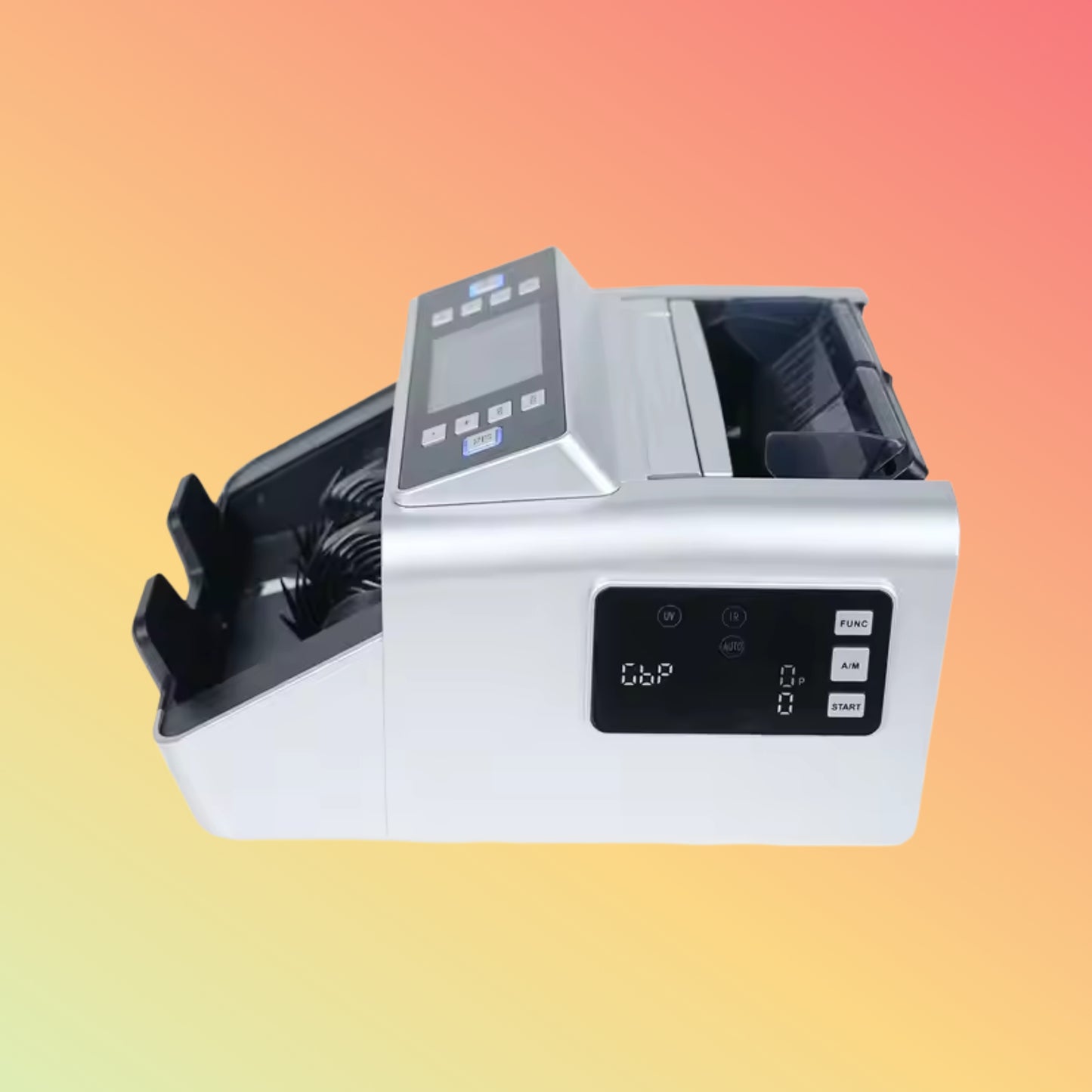 UN-12D Multi-Currency LED Display Financial Equipment UV/MG Detector for Bank Bill Count & Check