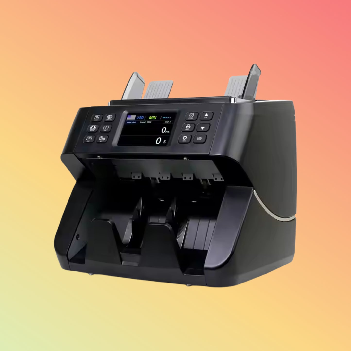 UNION 60C ECB-Approved Top-Loading Multi-Currency Bill Counter