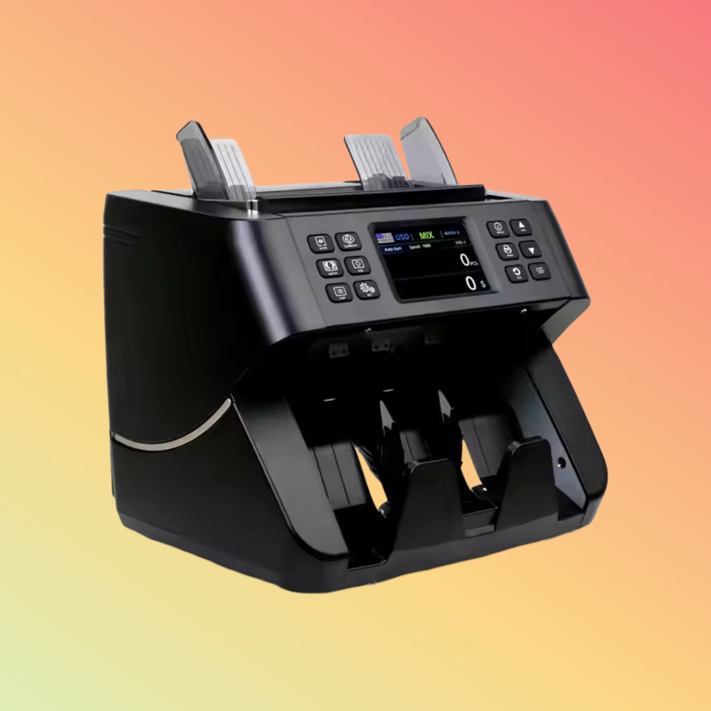 UNION 60C ECB-Approved Top-Loading Multi-Currency Bill Counter