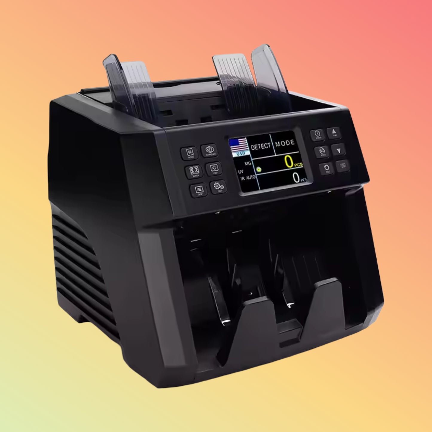 UNION 60A ECB-Approved Auto Bill Counter with Fake Note Detection