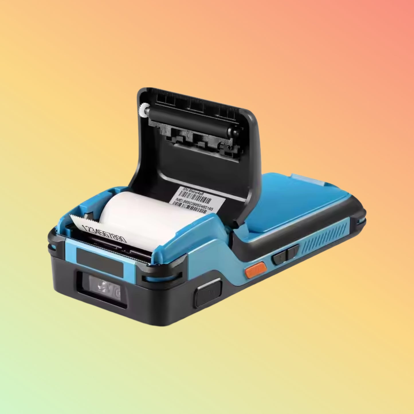 5.5″ Android POS PDA with Honeywell 2D Scanner & 58mm Printer