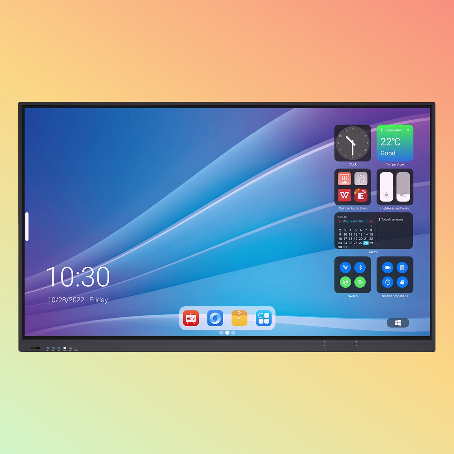SMARTLINES Android 11 ST311D2-K IR Interactive Flat Panel