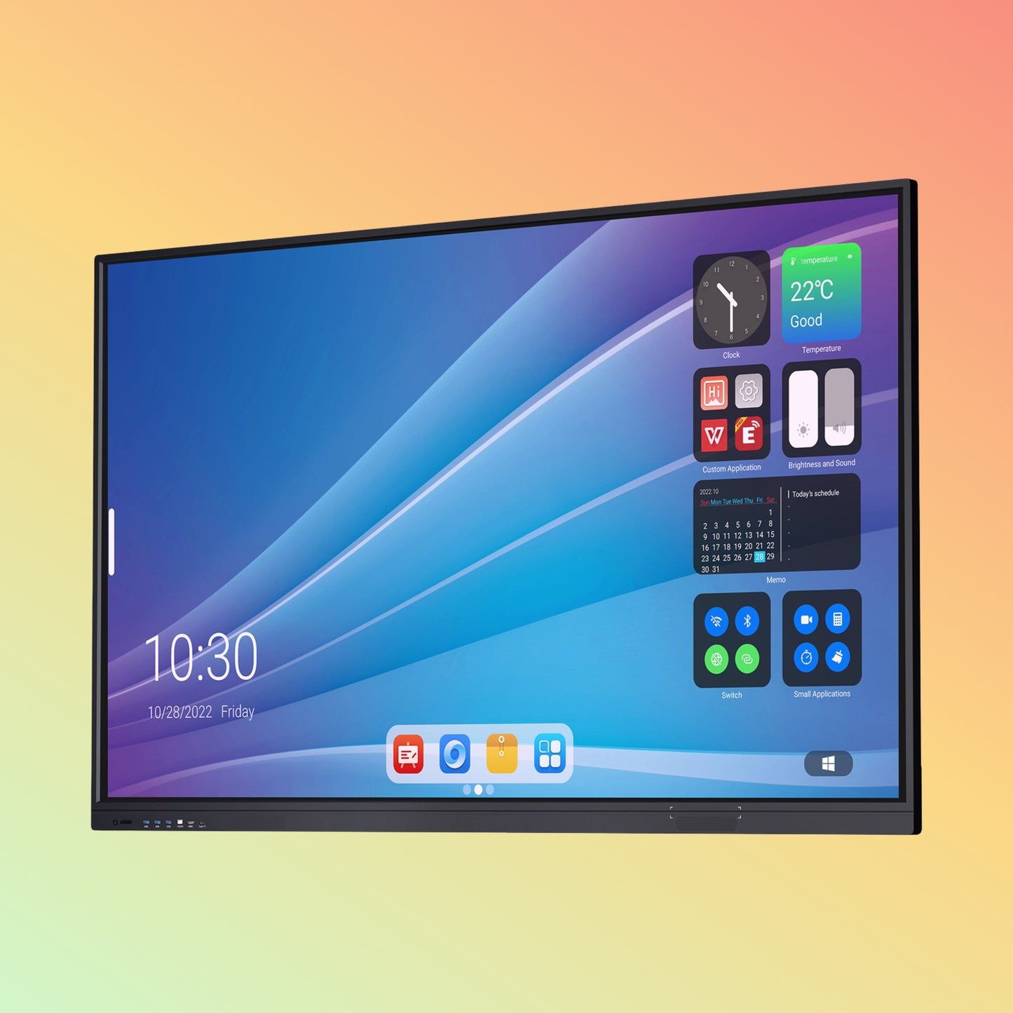 SMARTLINES Android 11 ST311D2-K IR Interactive Flat Panel