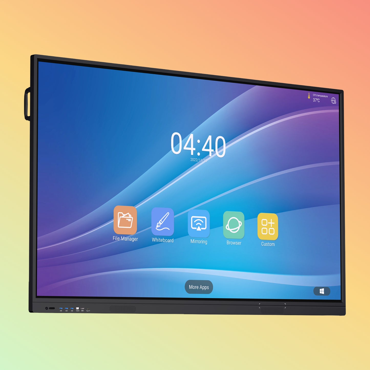 SMARTLINES Android 11 ST982-R IR Interactive Flat Panel