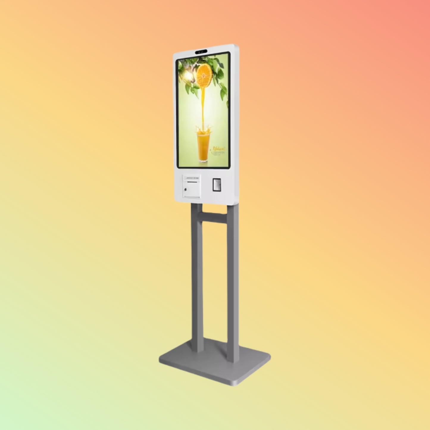 27" Touch Kiosk, Thermal Printer & 2D Scanner, Win OS Payment