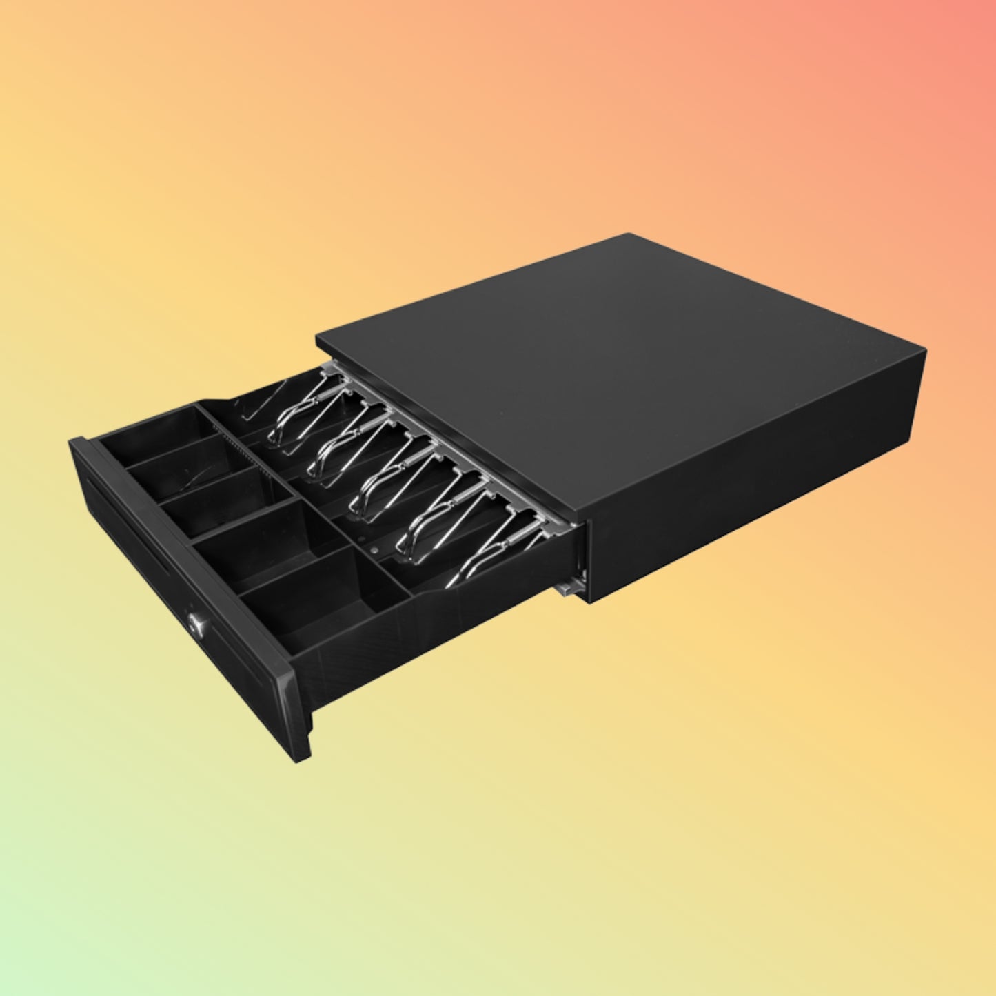 ALWAYPOS Heavy-Duty Metal Design with Removable Coin Tray