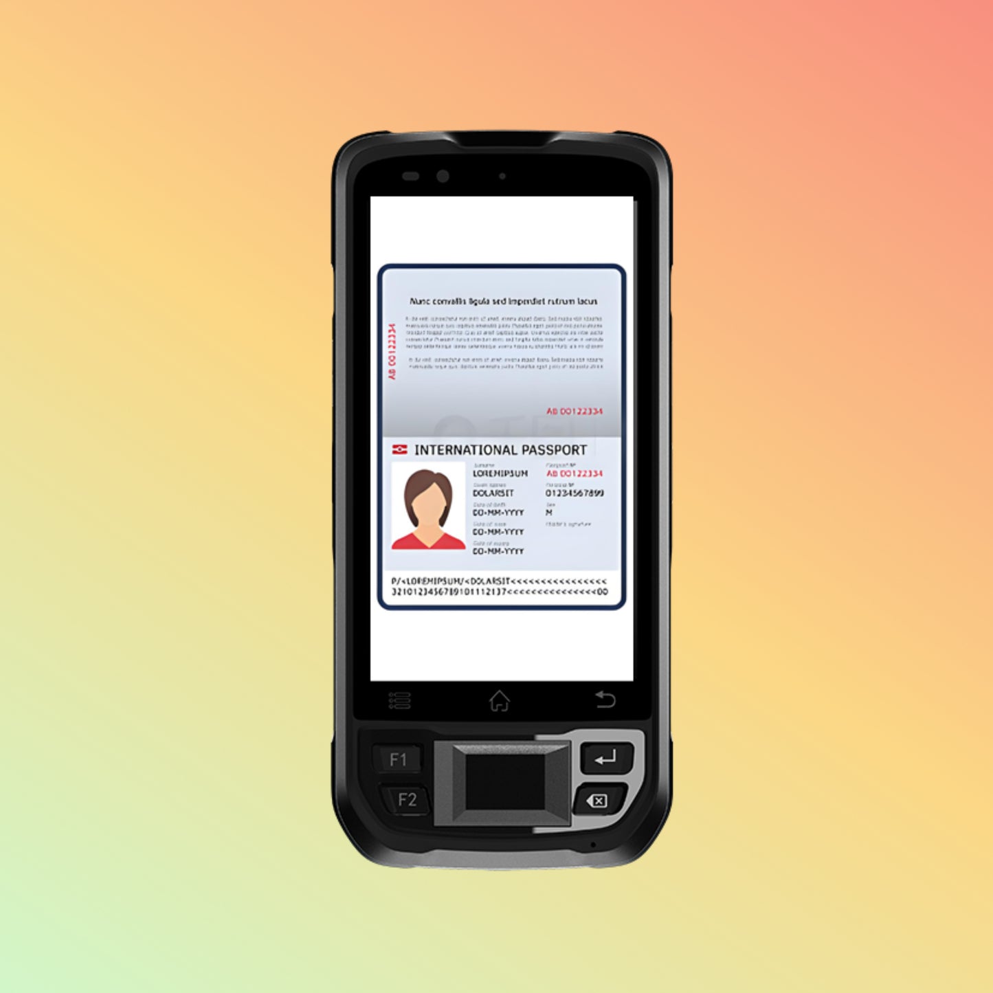 G-readertek N70S ldentity recognition handheld terminal