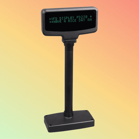 ALWAYPOS 2x20 Line Display with High Brightness & English Letters