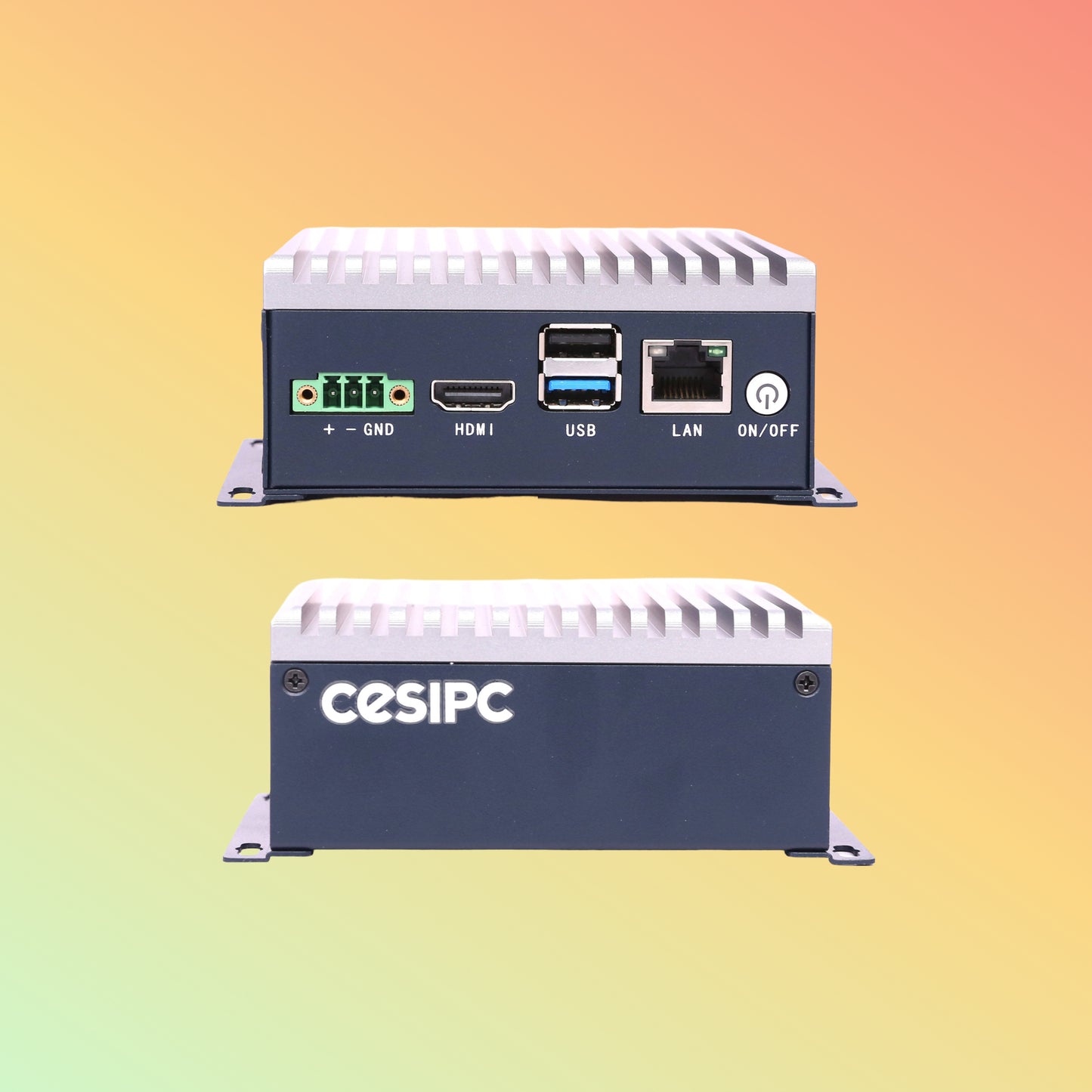 24V Fanless Mini PC for Nvidia Jetson Nano Fanless Industrial AI Computer Mini PC