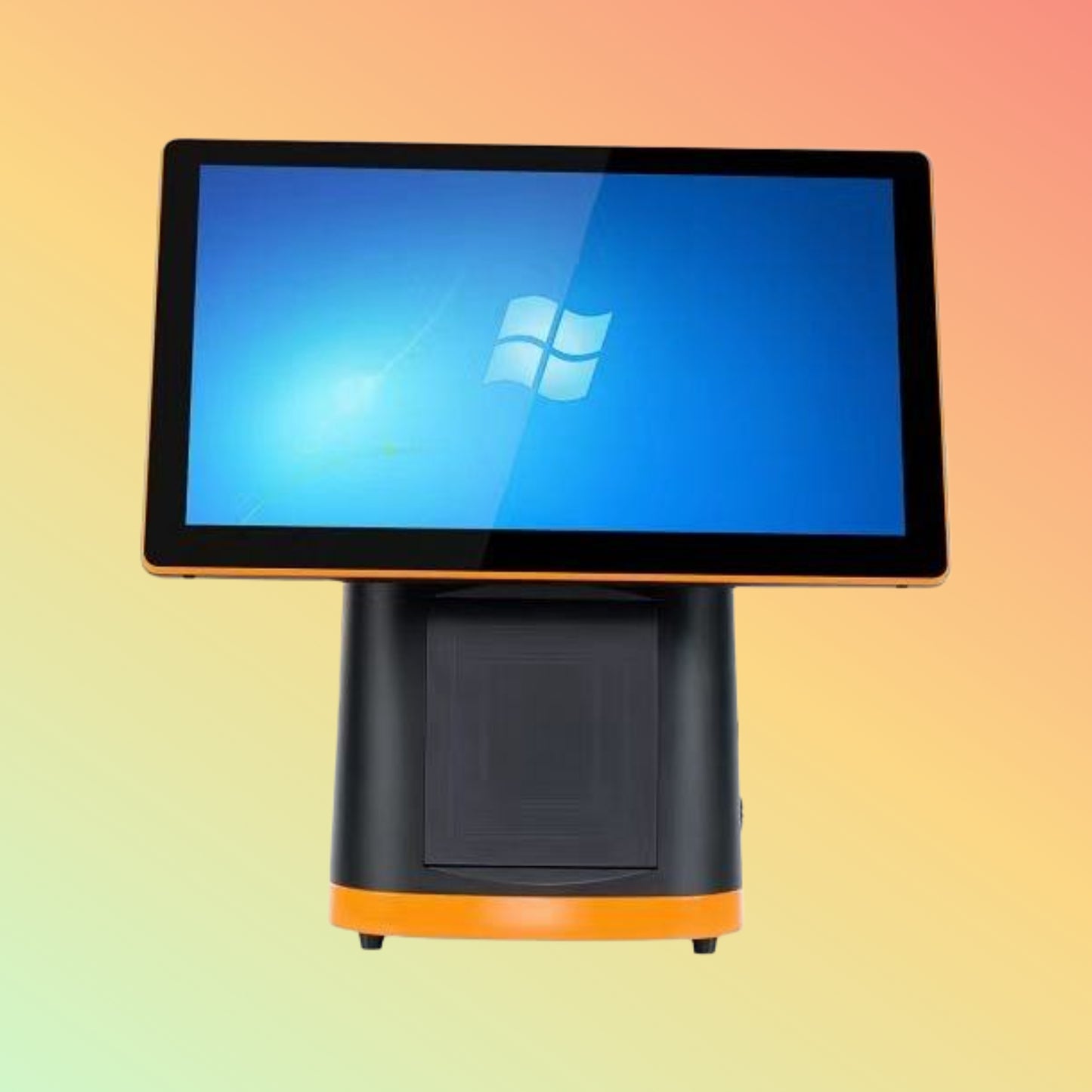 15.6" All-in-One POS System, Touch Display w/ 2nd Screen & Printer