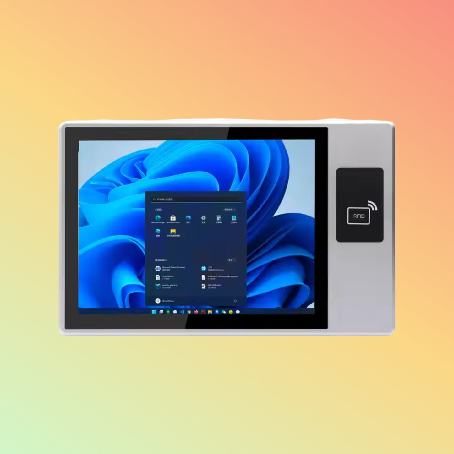0Durable Fanless Industrial Panel Pc Integrated NFC / RFID Reader Built-in IP65 Touch Screen IPC