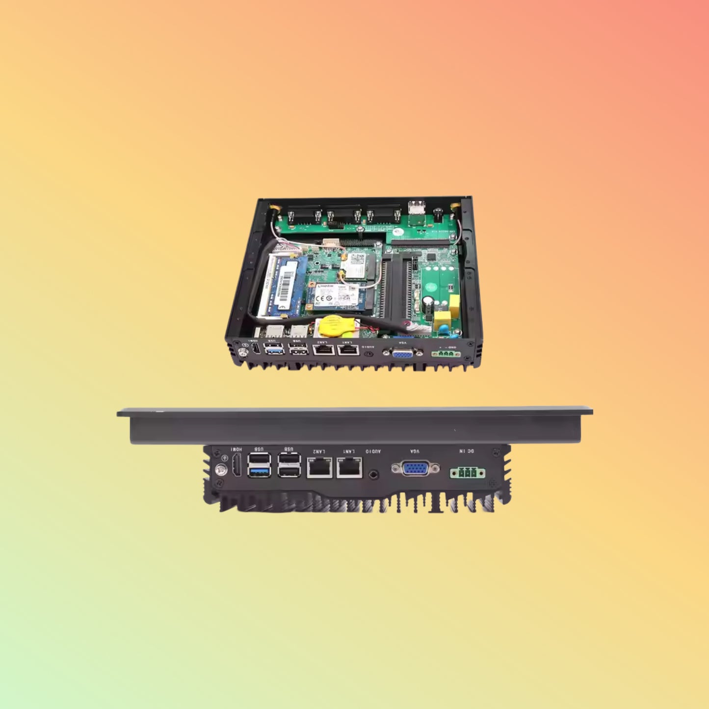10/12/15/17 Inch J1900/J6412 I3/i5/i7 Industrial All in One Computer Rugged Industrial Panel PC Ssd 1tb