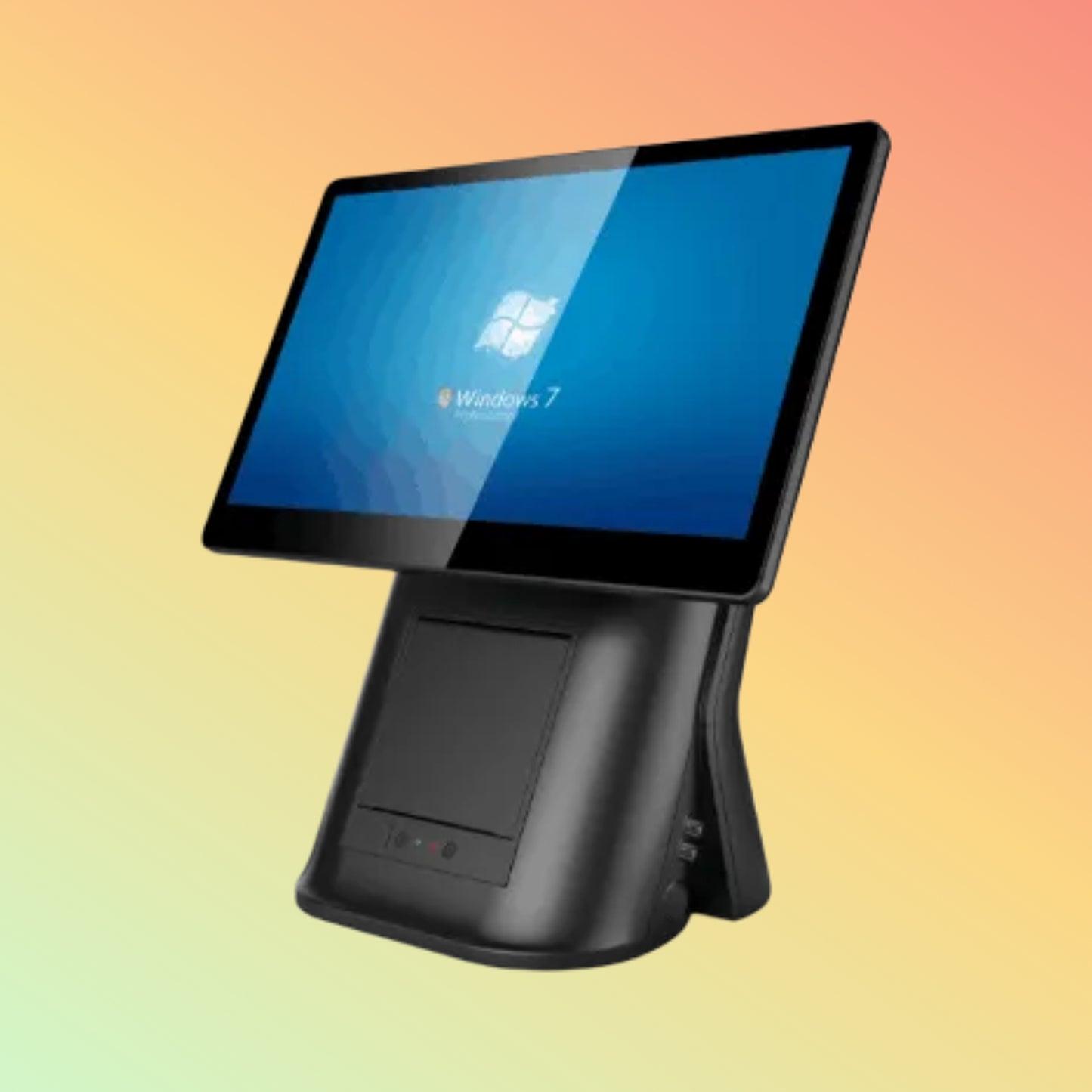 15.6-Inch All-in-One Windows POS System with Built-In Printer