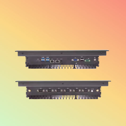 12.1–21.5″ Fanless IP65 Waterproof Industrial Panel PC – RJ45 & RS232