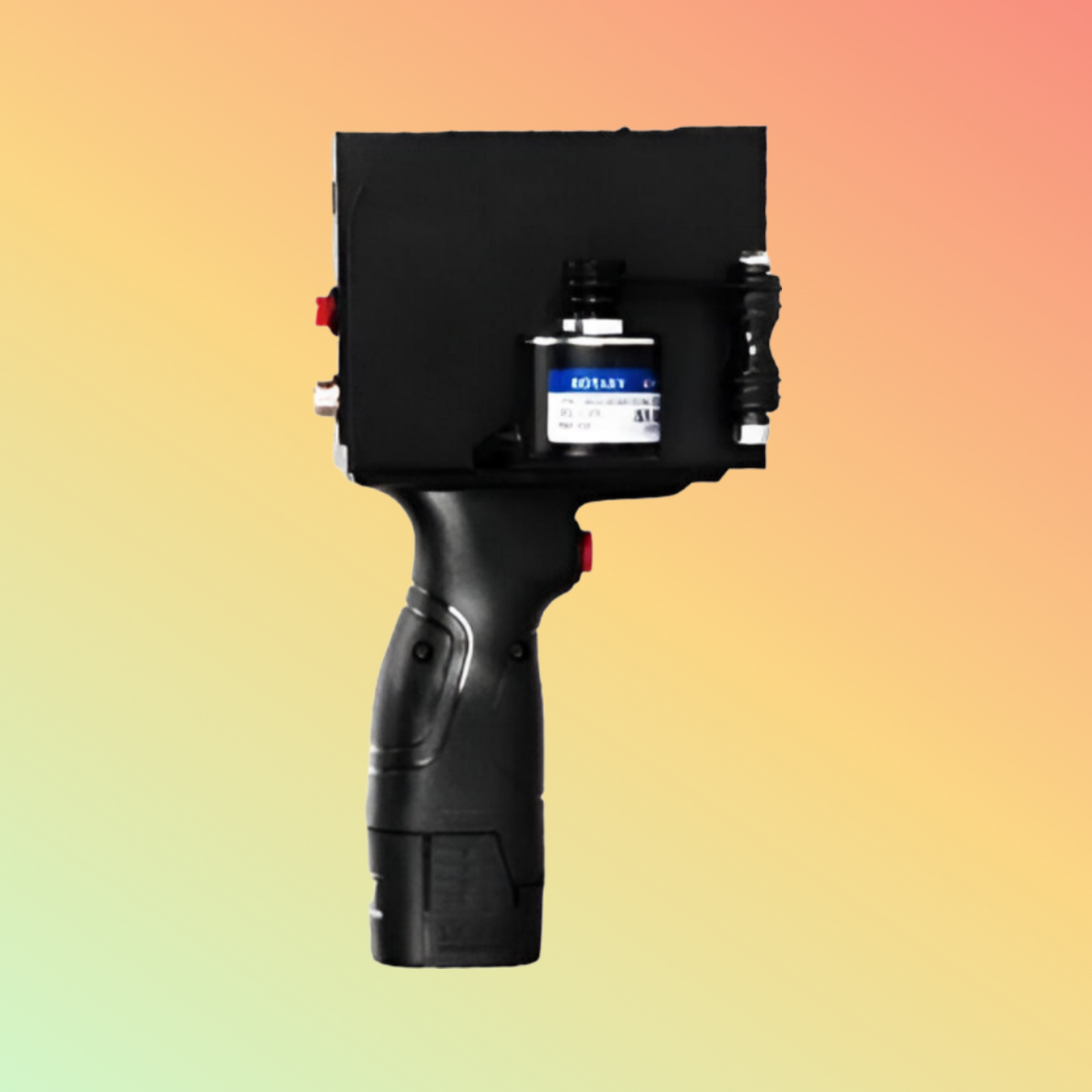 Versatile 12.7 mm portable printer, ideal for printing barcodes, logos, and text on the go