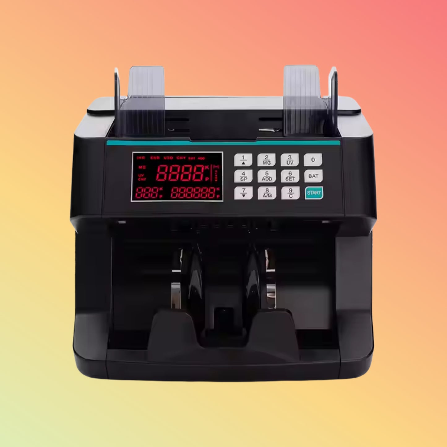 UNION 0734 UV Mg IR Detecting Multi-Currency Cash Money Counting Bill Counter Machine