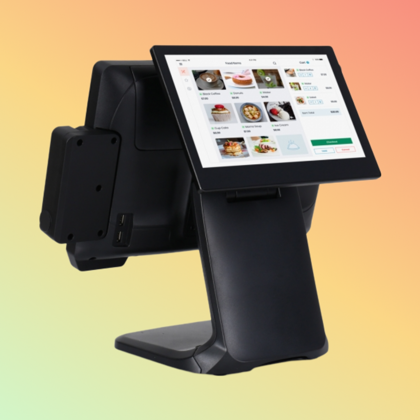 Matsuda ST9800 15.6" & 11.6" Dual Screen POS System