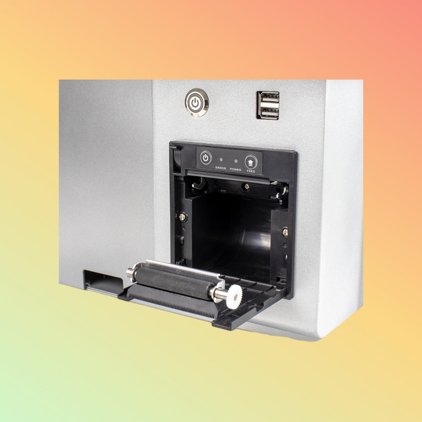 LICON 15.6″ Dual Screen POS System w/ 58mm High-Speed Thermal Printer