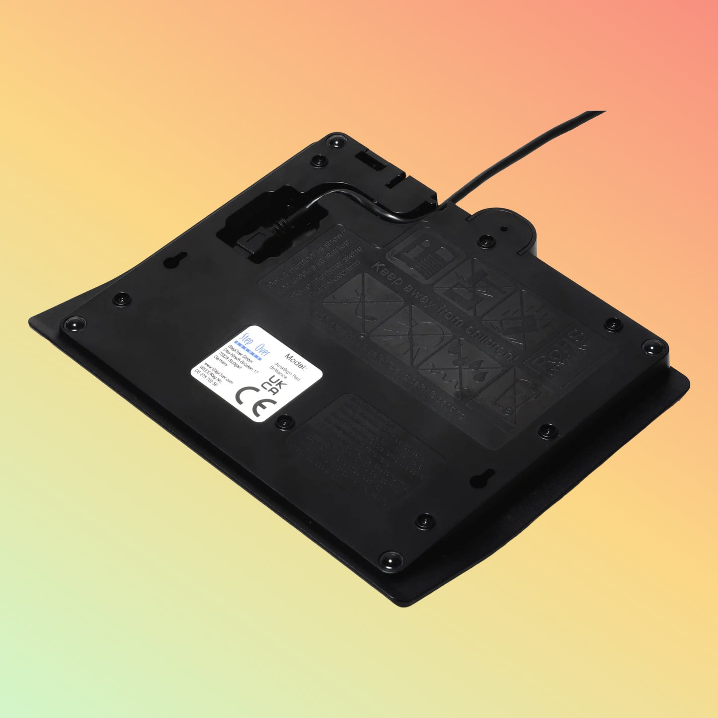 StepOver 5" Signature Pad – Color Display, Durable Glass Surface