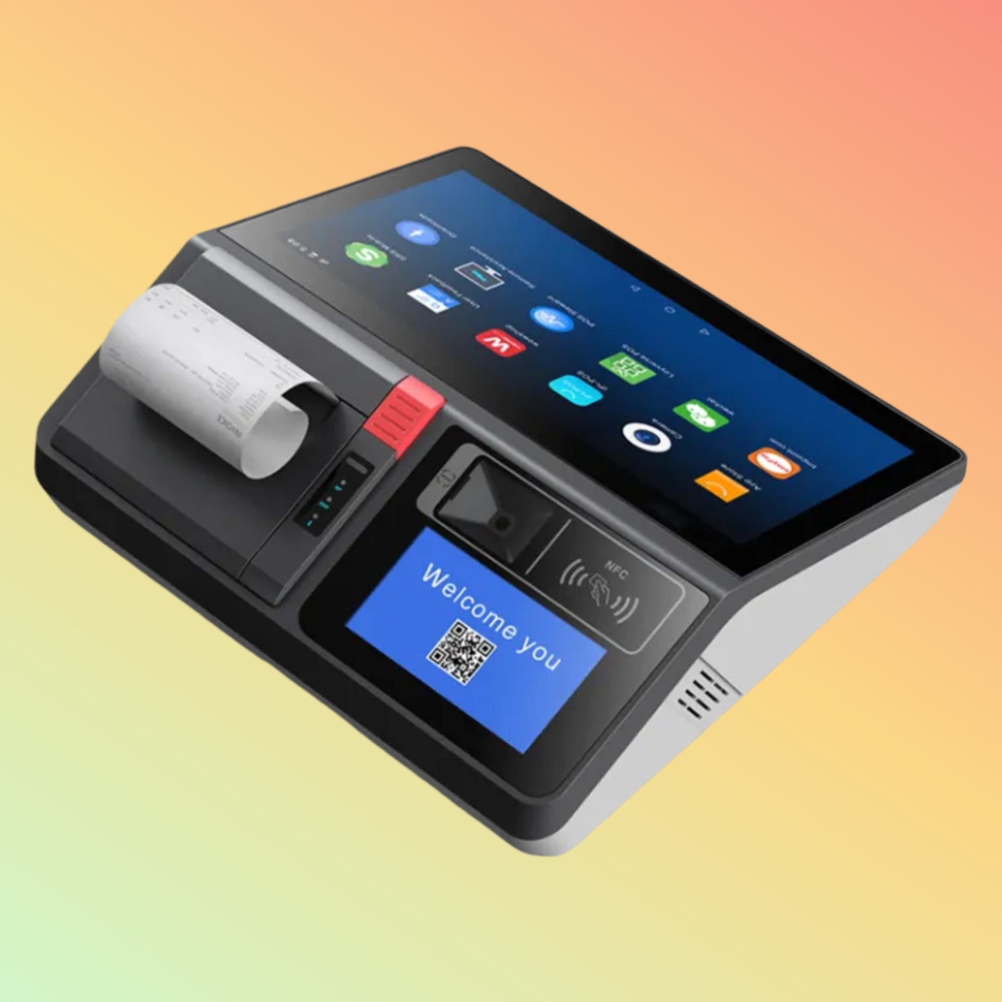21.5-Inch Self-Service Payment & Ordering Kiosk with Touch Screen