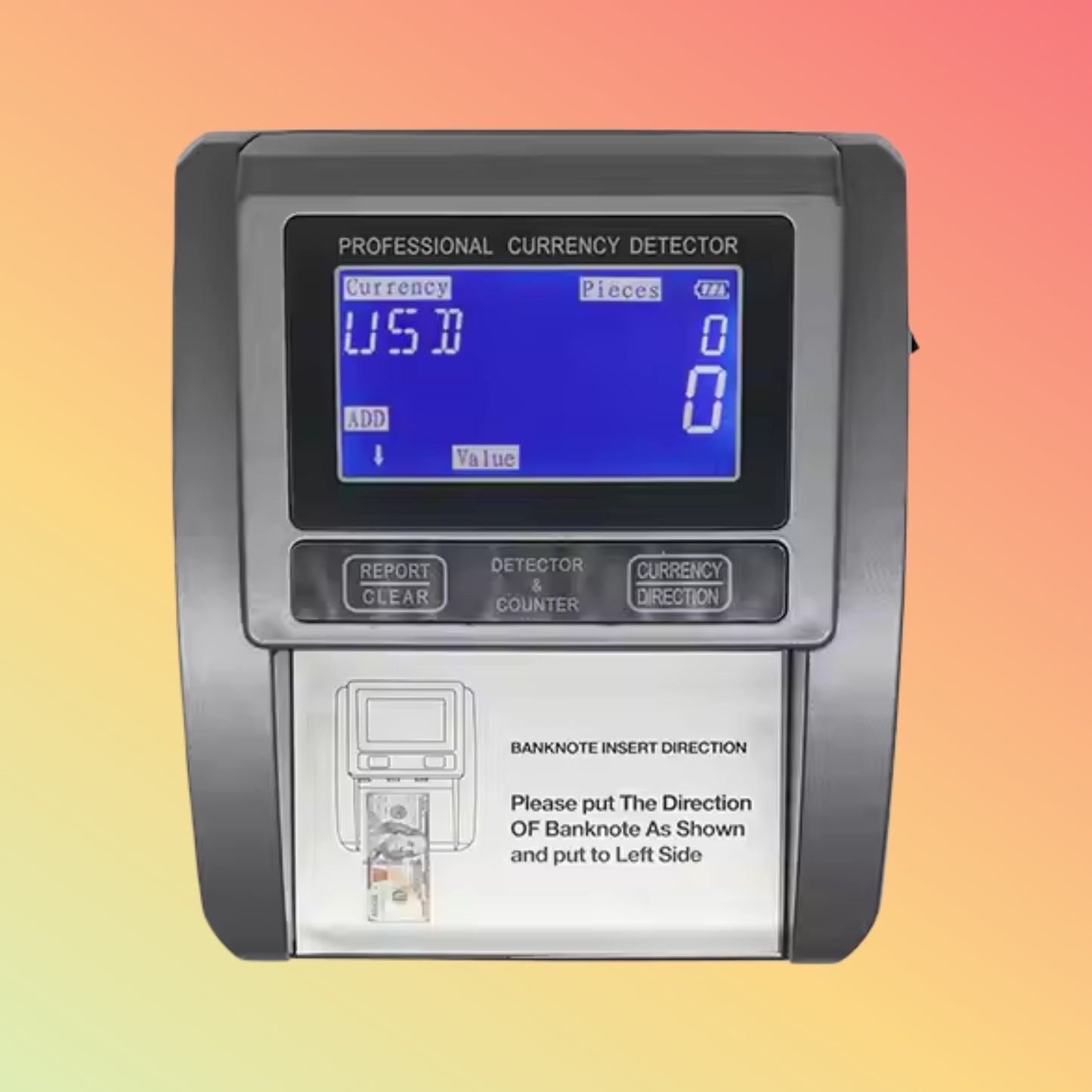 UNION MG03 Portable Mini Money Currency Counting Machine Hand Counterfe Detector Sorter Banknote Machine