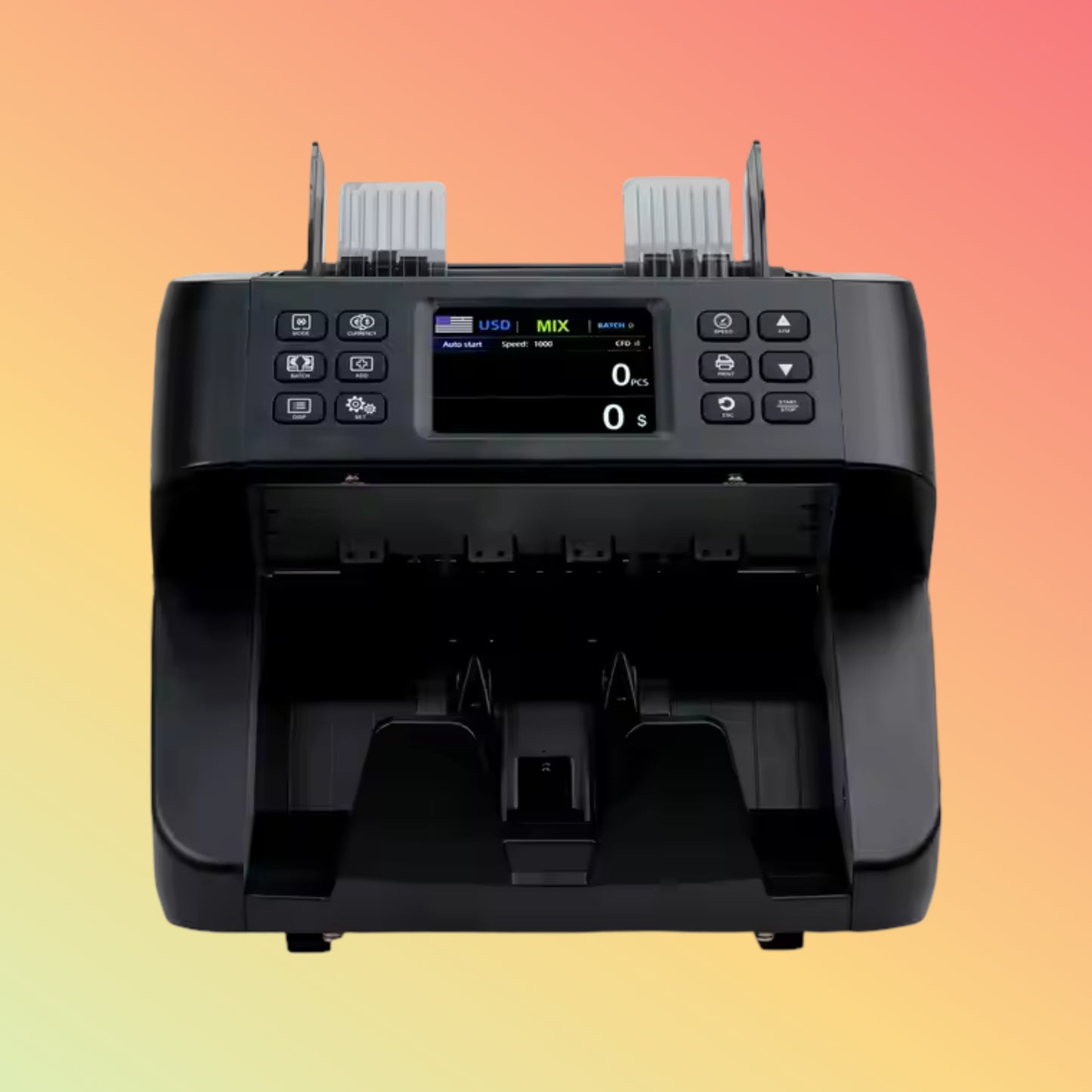 UNION 60C 2025 ECB Approved Portable CIS Banknote Sorter & Money Counter