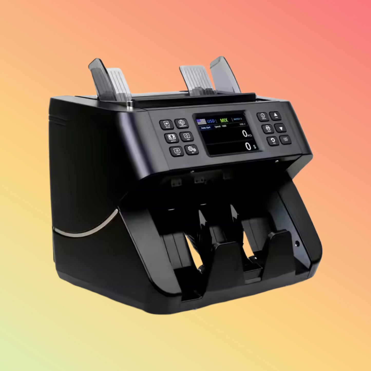 UNION 60C 2025 ECB Approved Portable CIS Banknote Sorter & Money Counter
